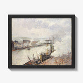Steamboats in the Port of Rouen by Camille Pissarro - thumbnail_1_bf_67322a5612f9211d49d3d838